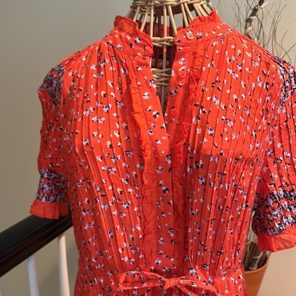 Free People NWOT orange dress - Picture 3 of 10
